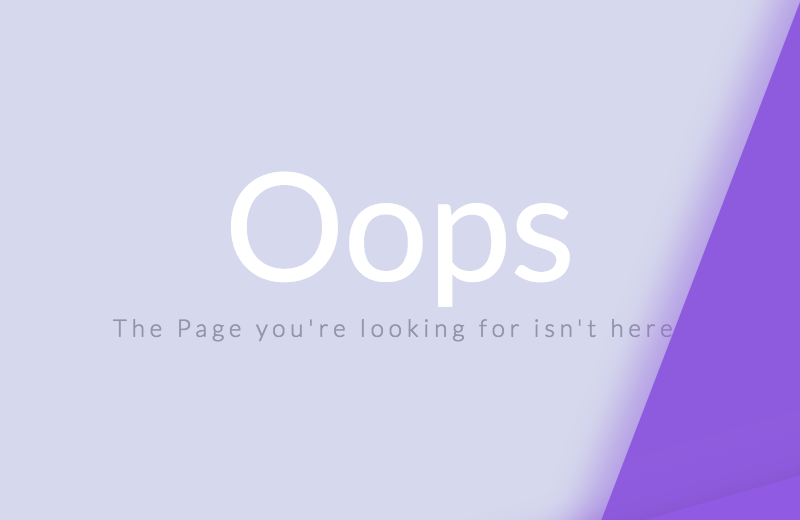 404 Page Animation