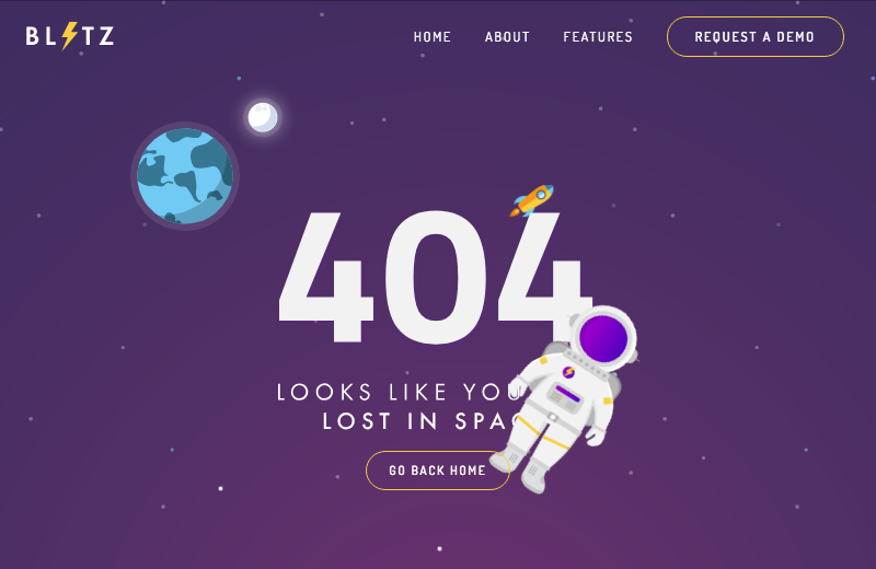 Lost In Space 404 Page