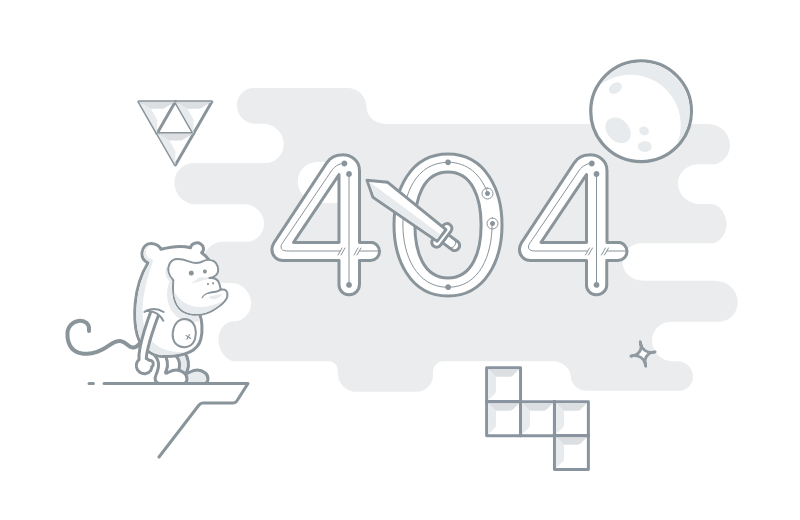 Game Illustration SVG - 404 Page