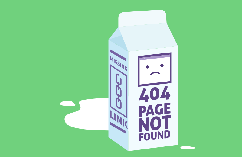 GSAP: SVG Animation 404 Error Milk Carton