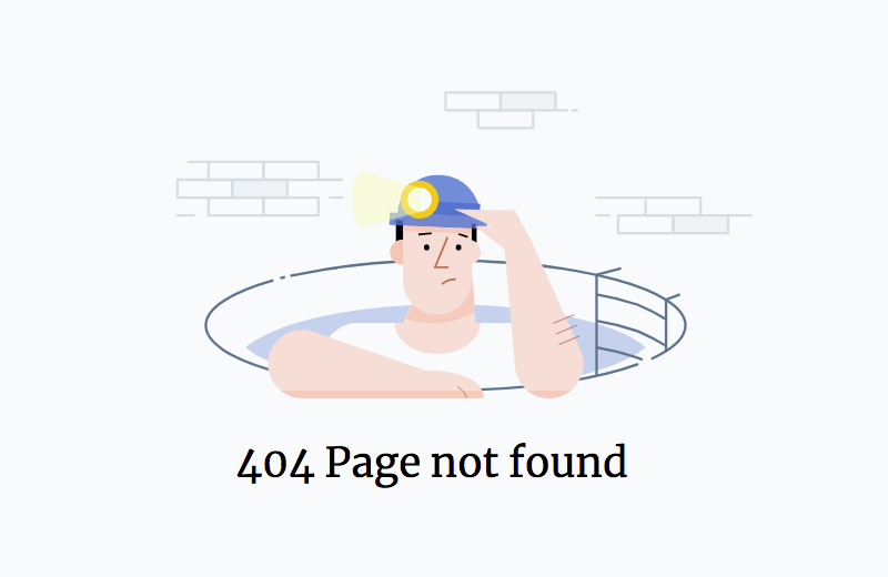 Construction Worker 404 Page